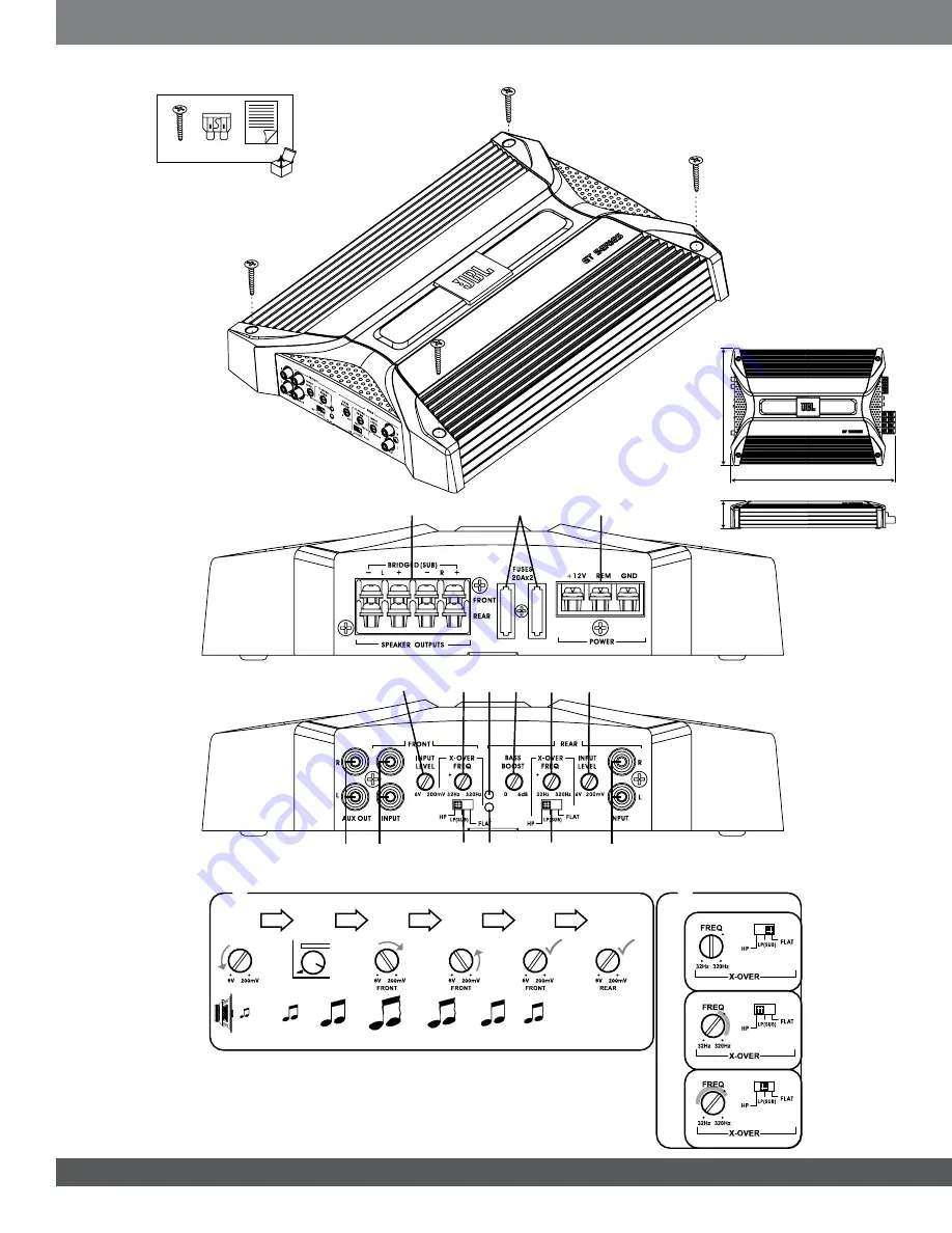 JBL GT-X646 Скачать руководство пользователя страница 2