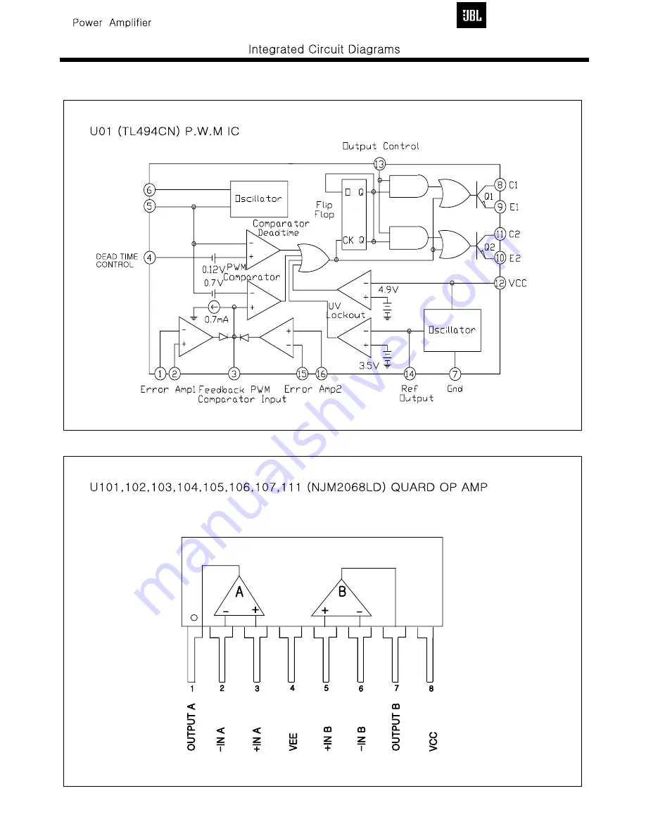 JBL GTO 75.2 Service Manual Download Page 18