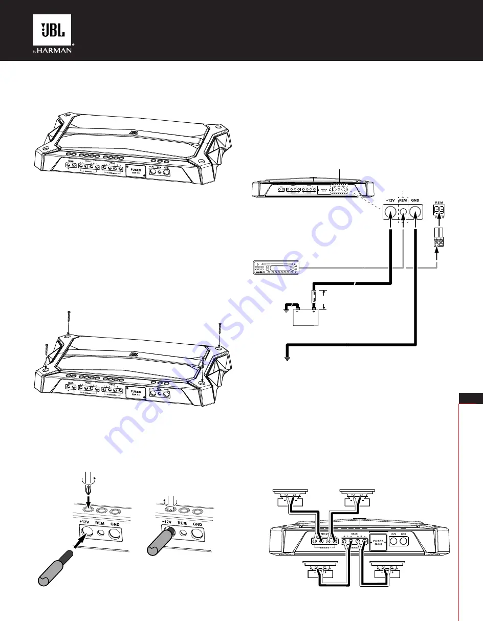 JBL GTR-7535/104/102 Quick Start Manual Download Page 23