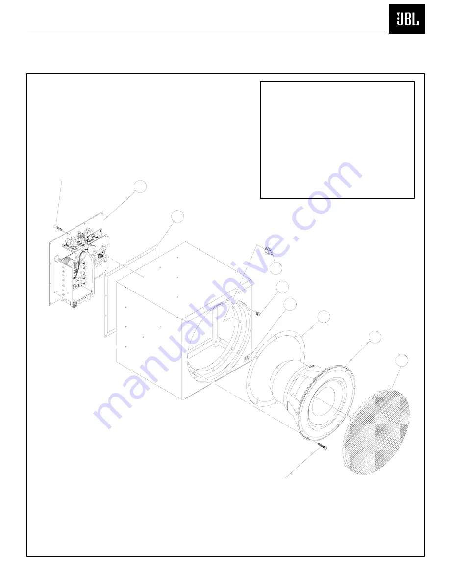 JBL HTPS-400 Service Manual Download Page 12