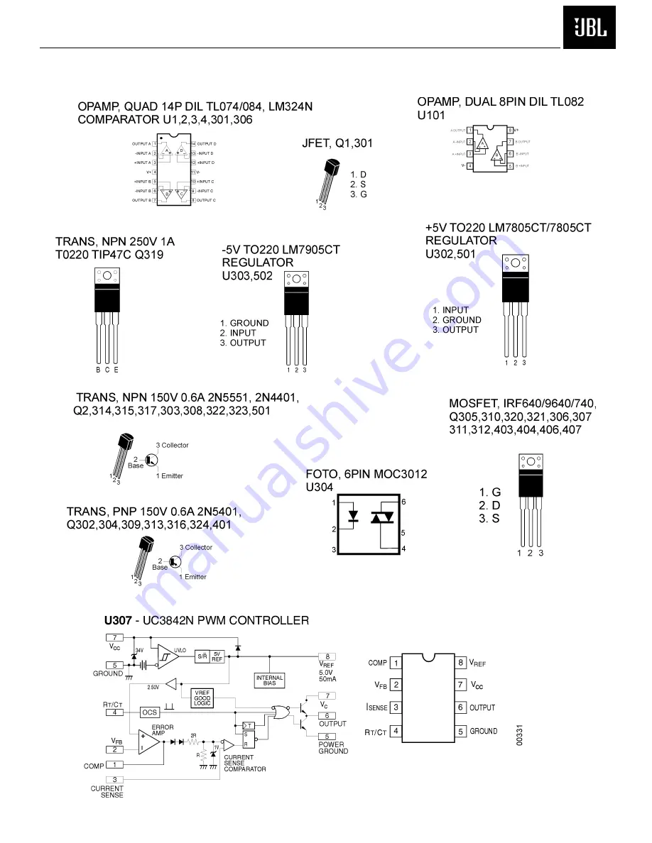 JBL HTPS-400 Service Manual Download Page 23