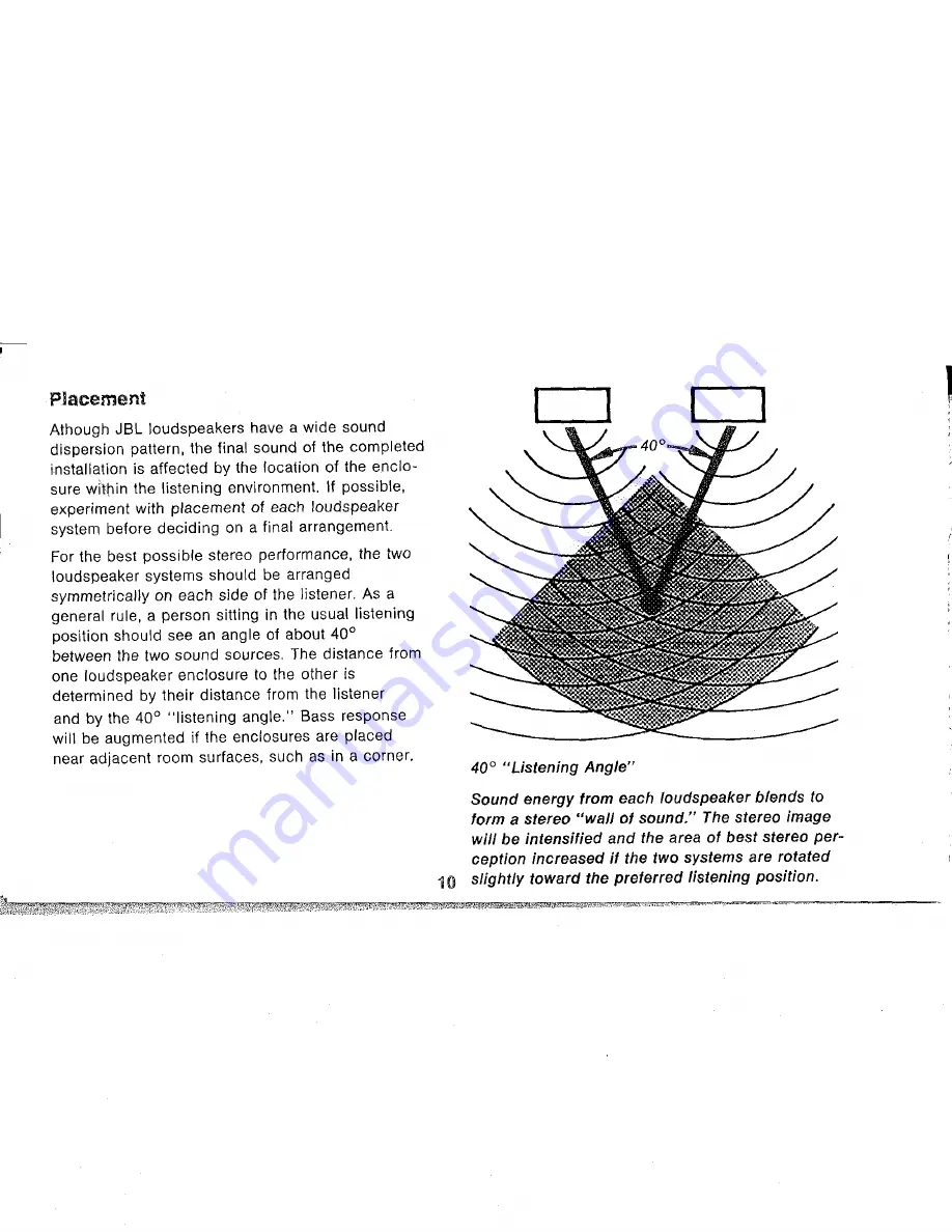 JBL L71 Verona Owner'S Manual Download Page 10