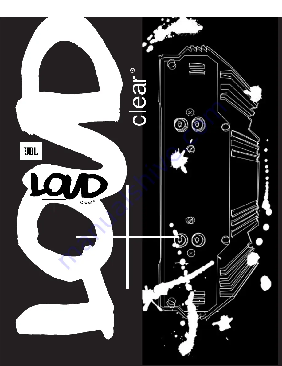 JBL Loud + Clear LC-A504 User Manual Download Page 1