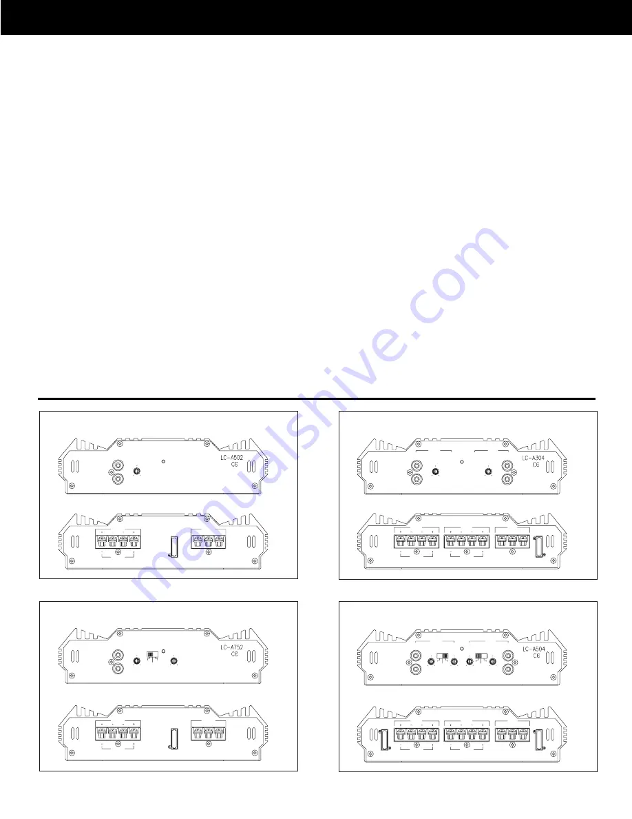 JBL Loud + Clear LC-A504 User Manual Download Page 3