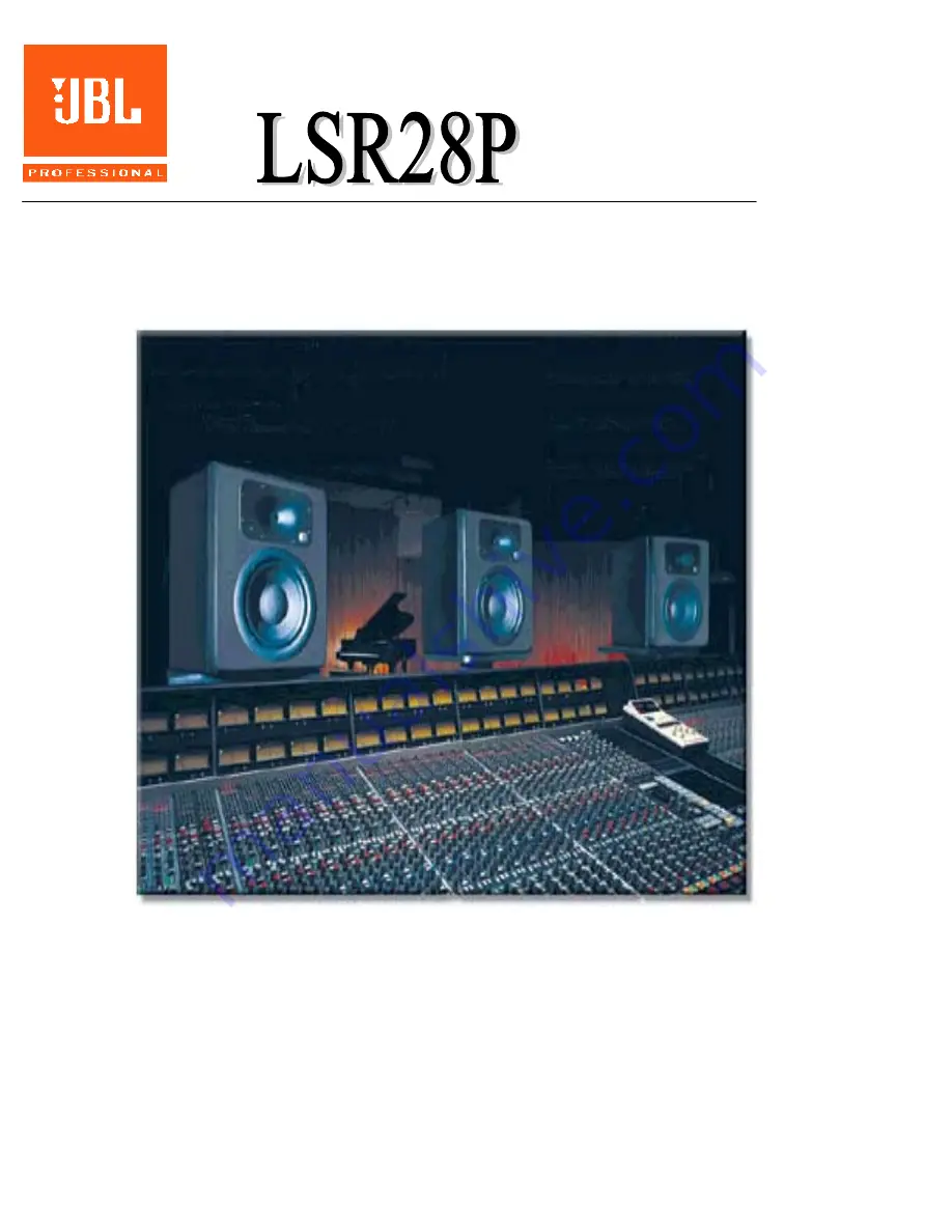 JBL LSR28P Technical & Service Manual Download Page 1