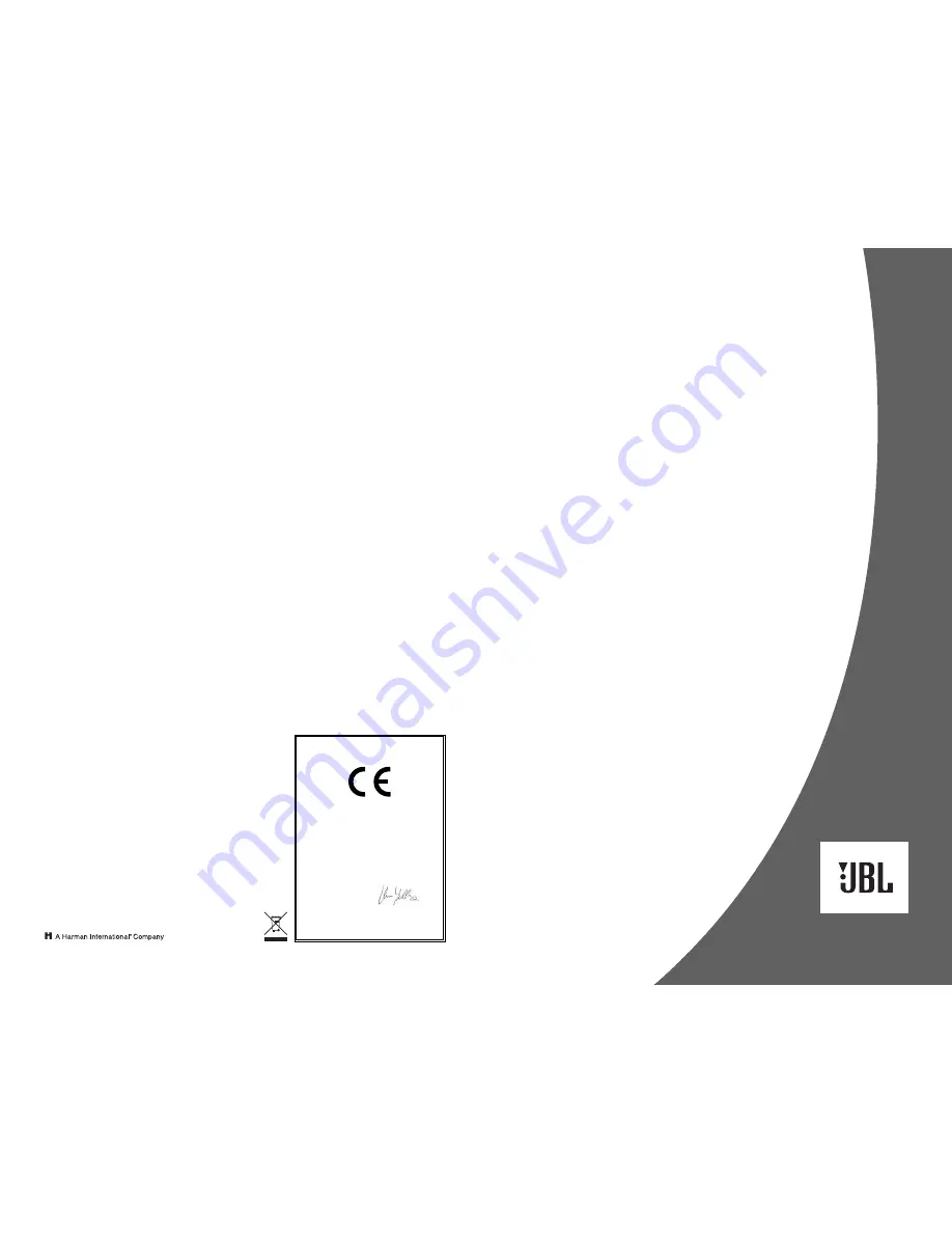 JBL MA6002 Owner'S Manual Download Page 8