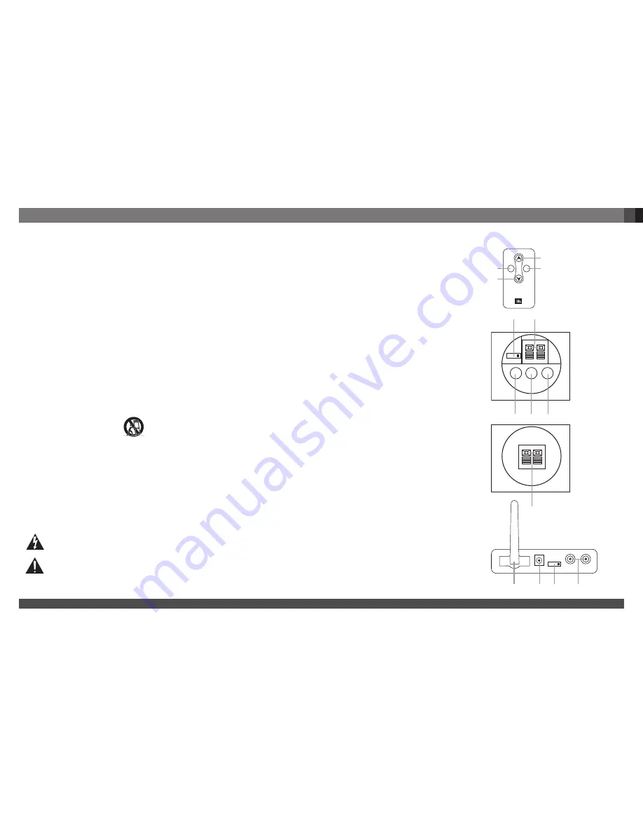 JBL ON AIR CONTROL 2.4G AW Owner'S Manual Download Page 14