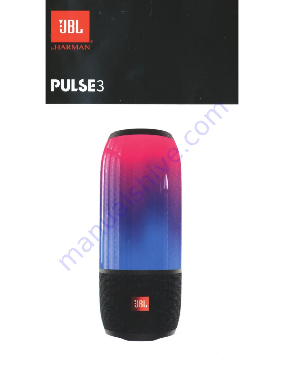 JBL Pulse3 Скачать руководство пользователя страница 1