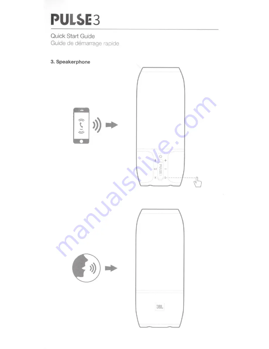 JBL Pulse3 Quick Start Manual Download Page 5