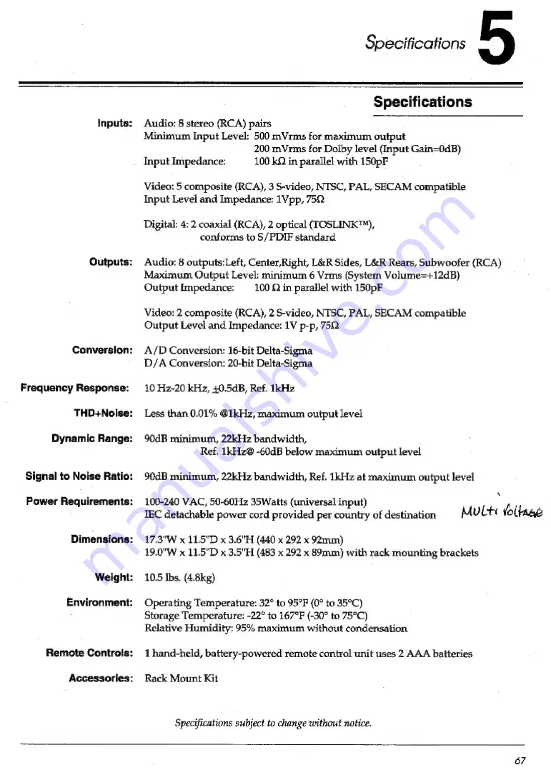 JBL SDP-2 Installation And Technical Manual Download Page 72