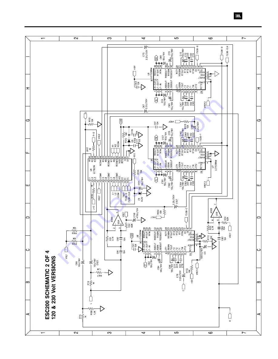 JBL SIMPLY CINEMA ESC200 Service Manual Download Page 24