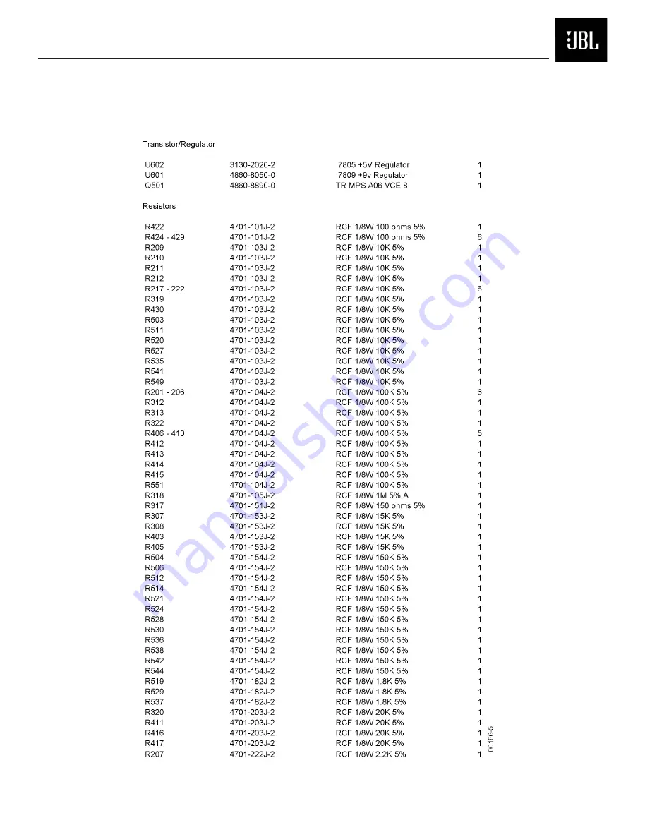 JBL Simply Cinema ESC230 Service Manual Download Page 17