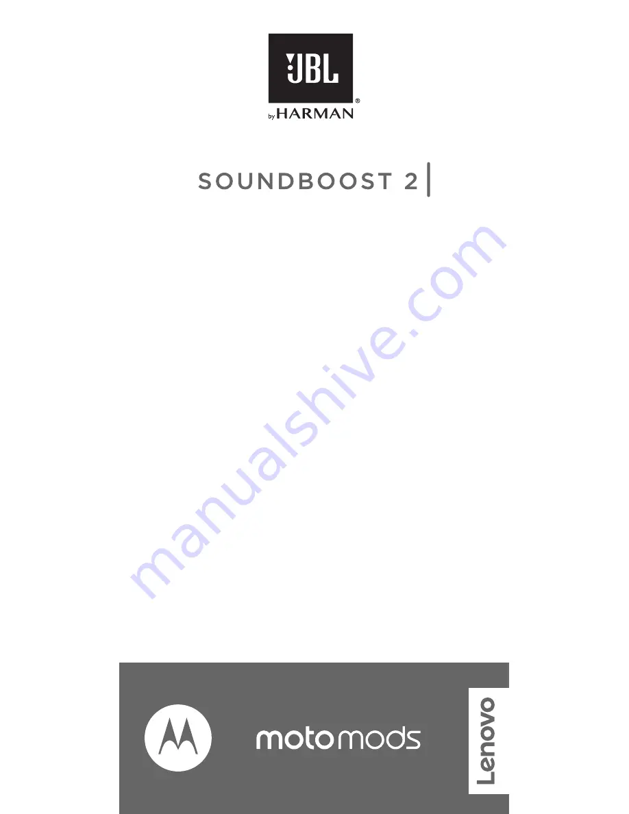 JBL SOUNDBOOST 2 Manual Download Page 33