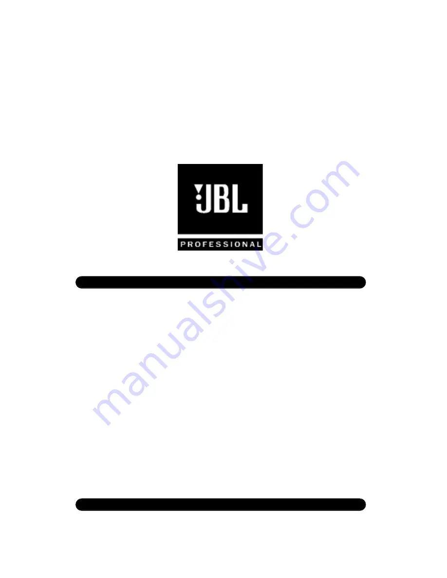 JBL SR47-X User Manual Download Page 1