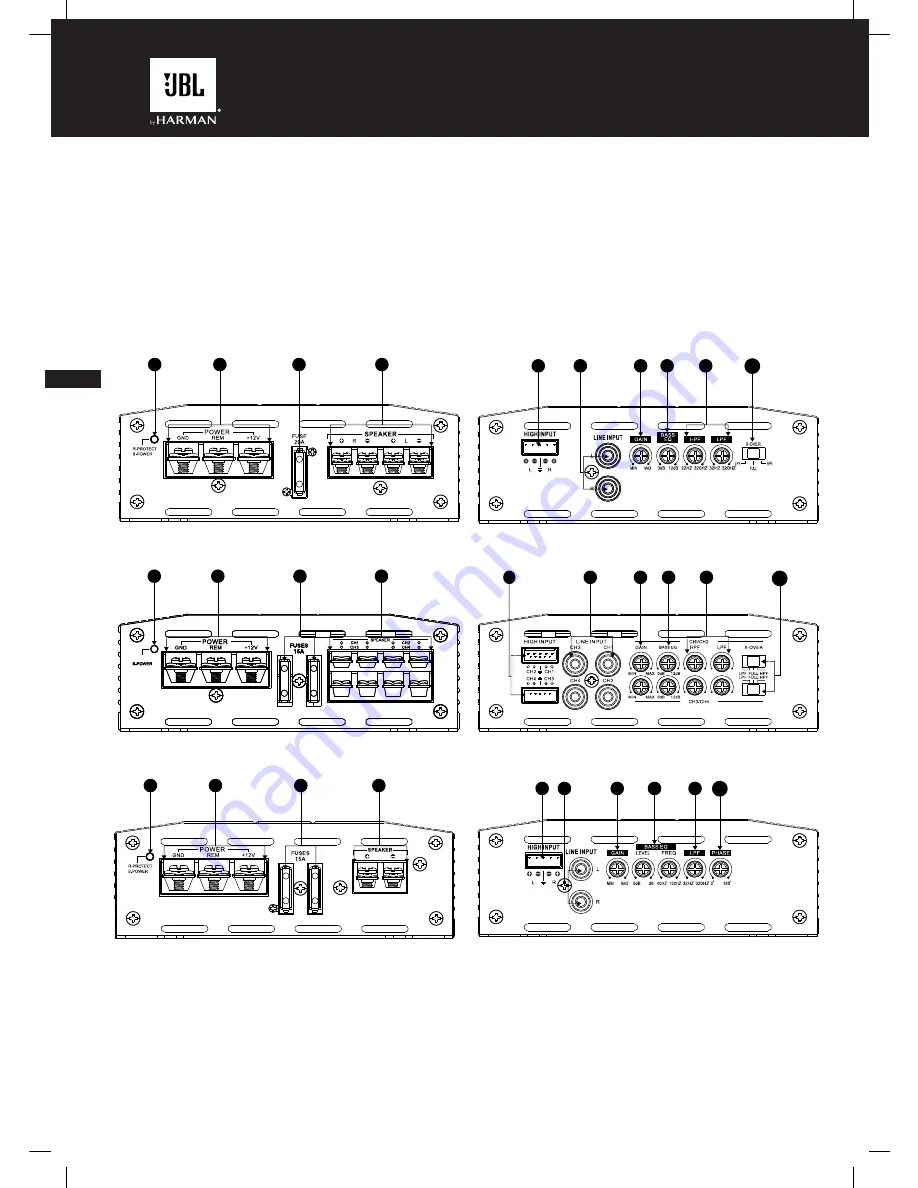 JBL Stage A3001 Скачать руководство пользователя страница 10