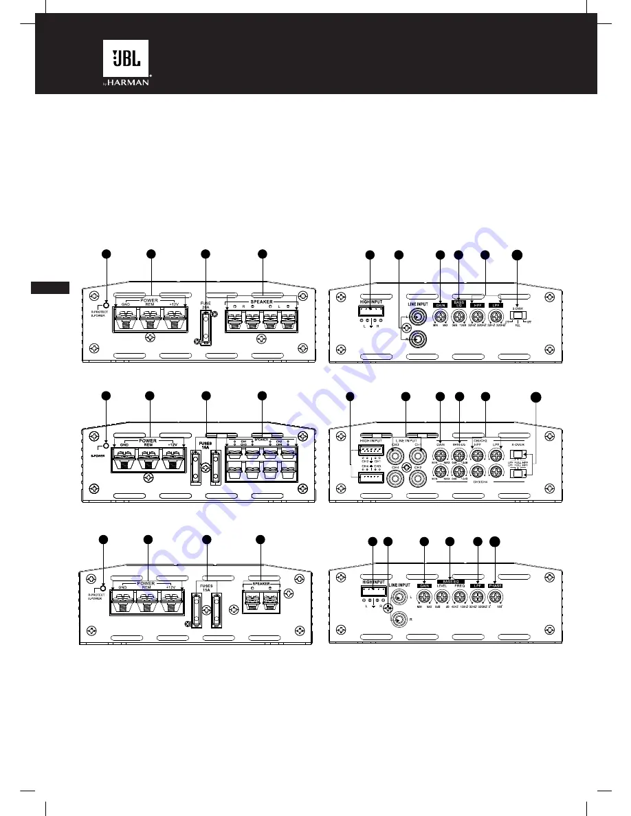 JBL Stage A3001 Скачать руководство пользователя страница 14