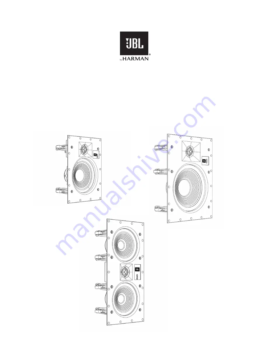 JBL STUDIO 2 55IW Instruction Manual Download Page 8