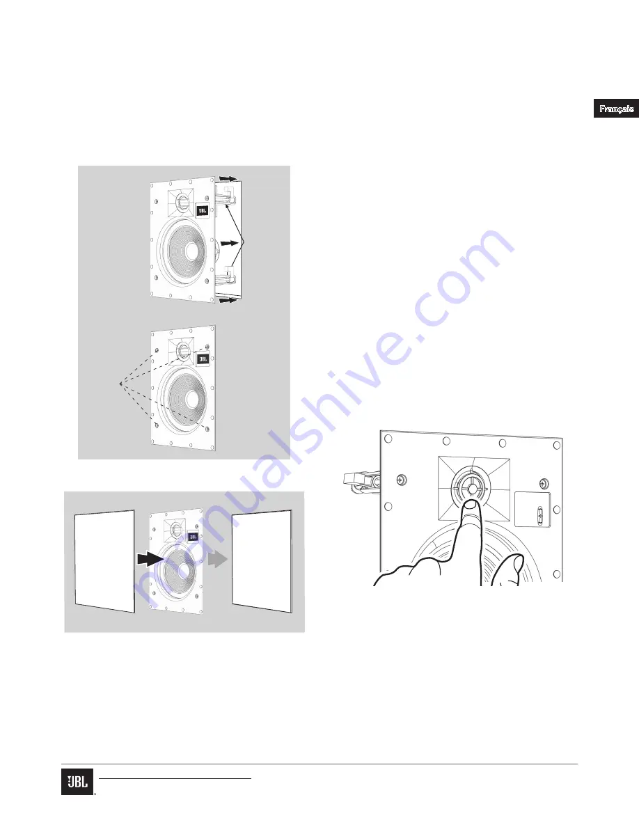 JBL STUDIO 2 55IW Instruction Manual Download Page 13