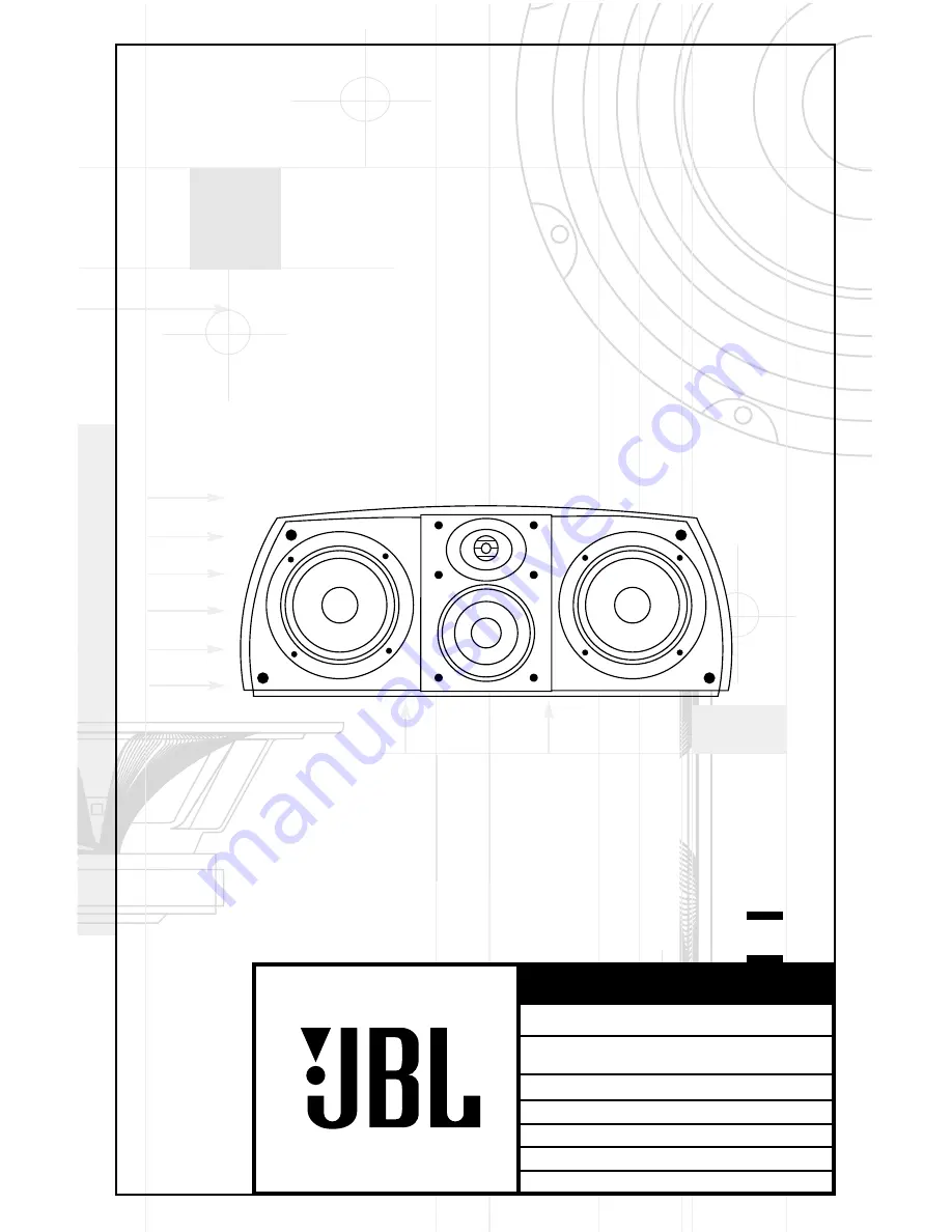 JBL Studio S-CENTERII Скачать руководство пользователя страница 2