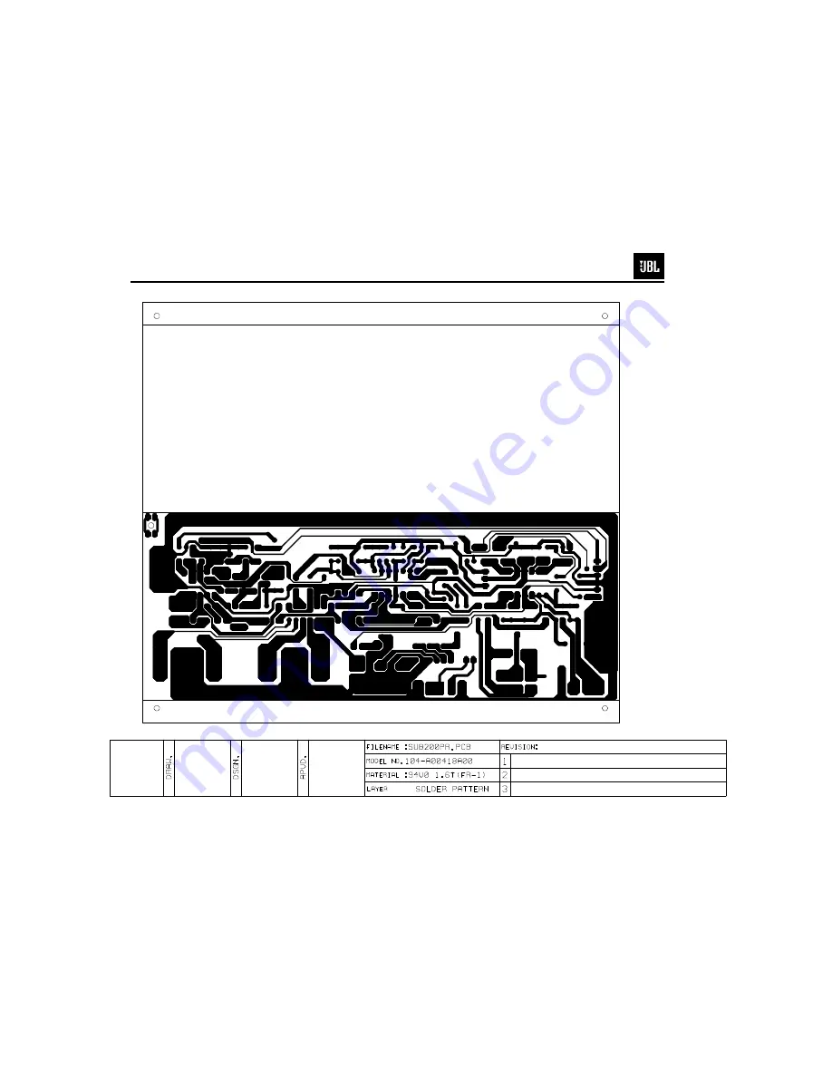 JBL SUB200 Service Manual Download Page 13