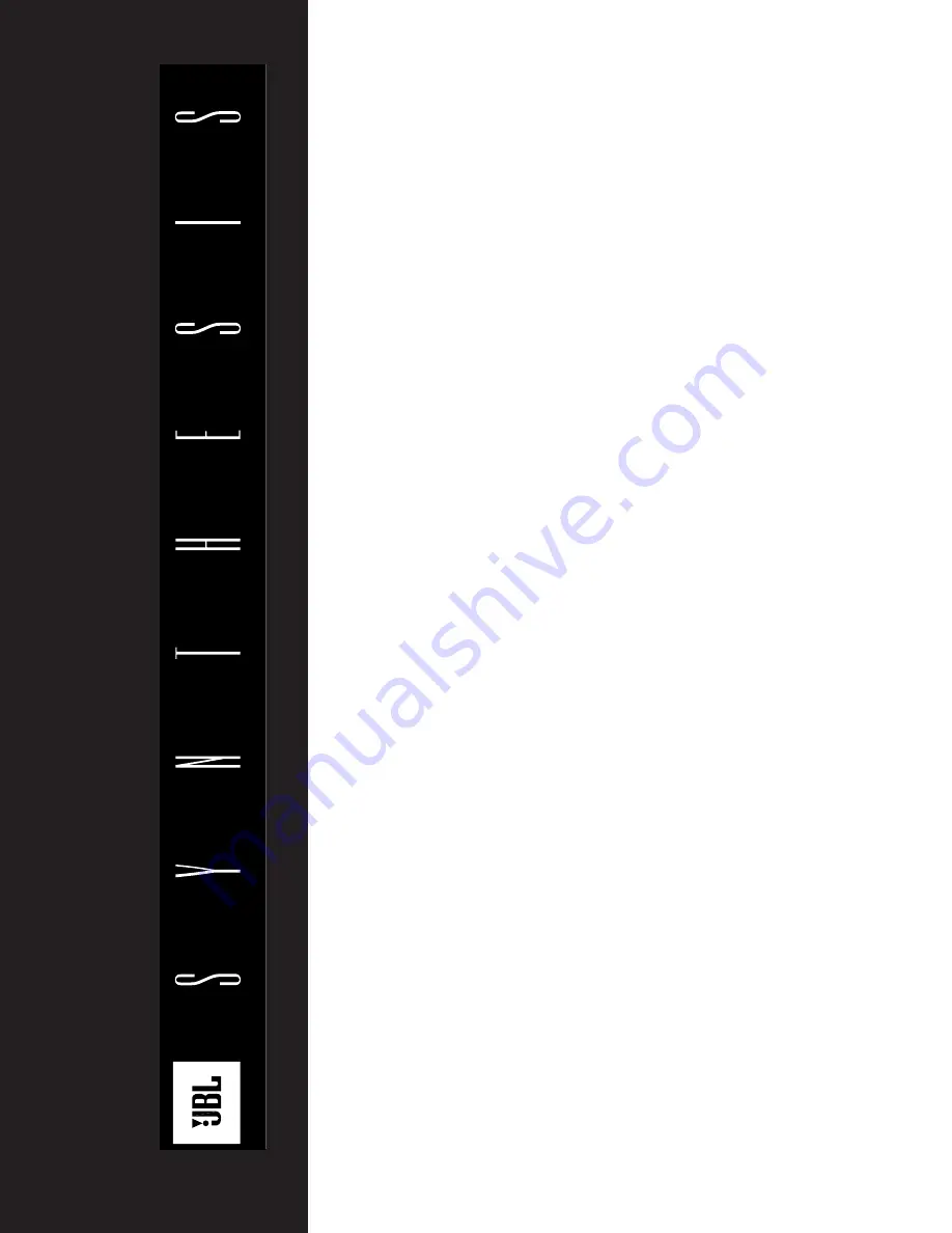 JBL SYNTHESIS S3-SPP Owner'S Manual Download Page 1