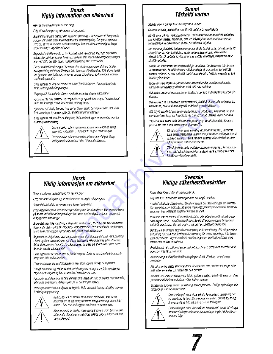 JBL Synthesis S400A User Manual Download Page 6