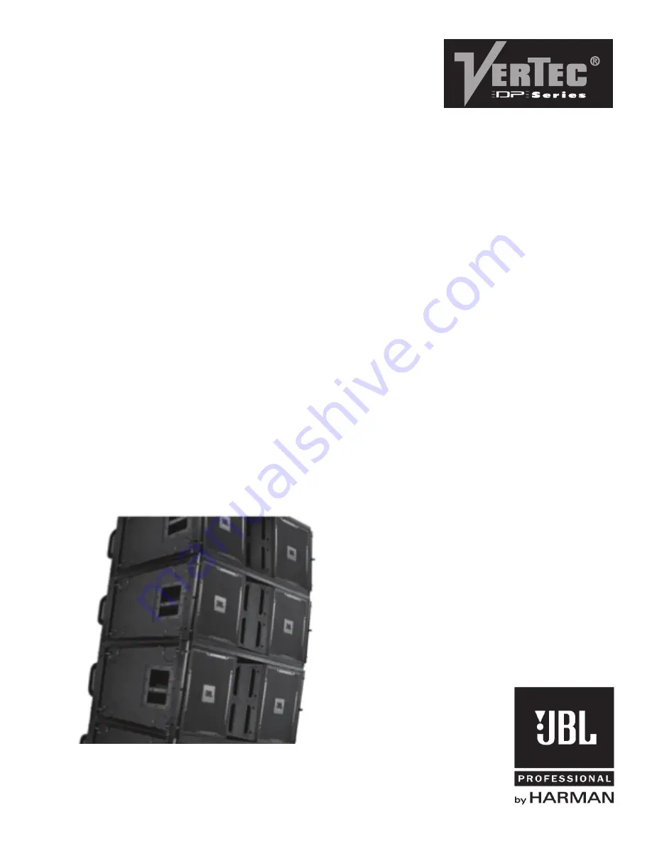 JBL VT4889ADP User Manual Download Page 1