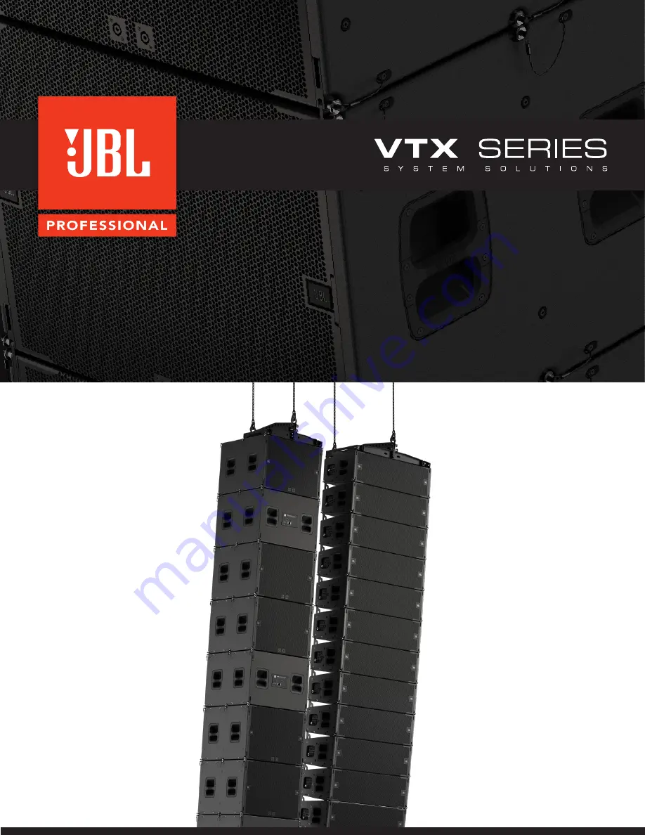 JBL VTX B18 Series User Manual Download Page 1