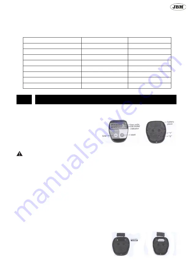 JBM 50917 Manual Download Page 3