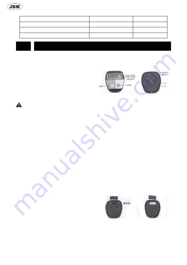 JBM 50917 Скачать руководство пользователя страница 6