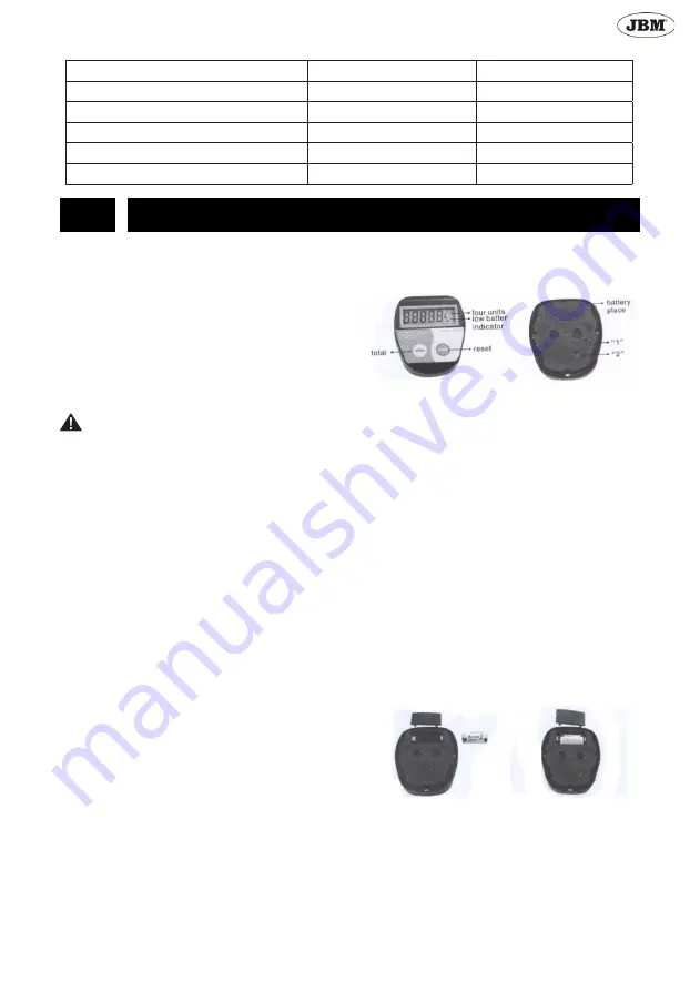 JBM 50917 Manual Download Page 9