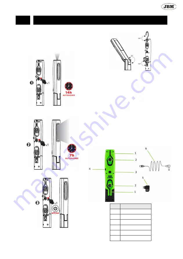 JBM 53466 Instruction Manual Download Page 3