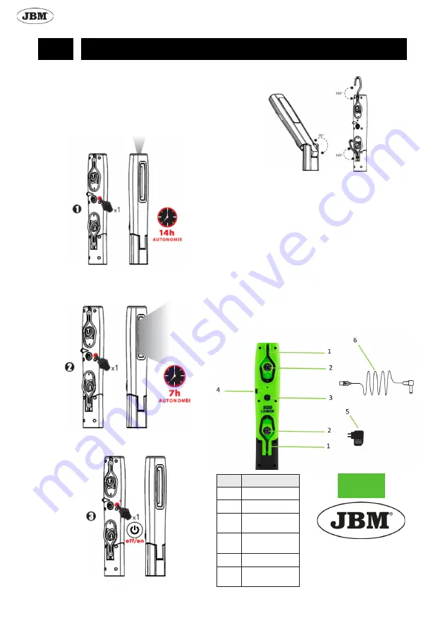 JBM 53466 Instruction Manual Download Page 12