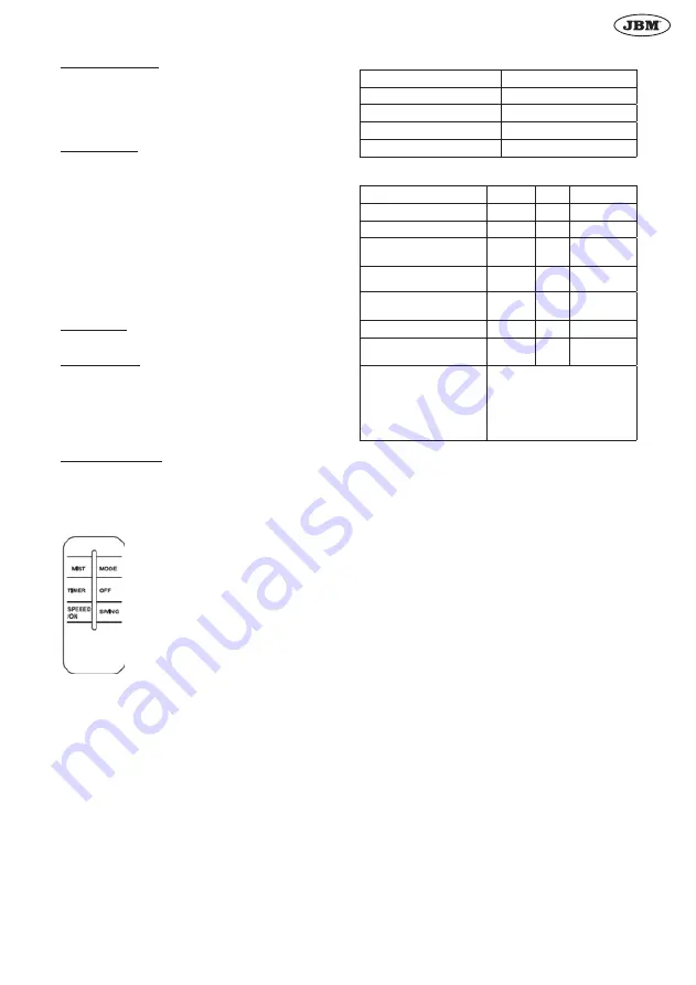 JBM 54125 Instruction Manual Download Page 13