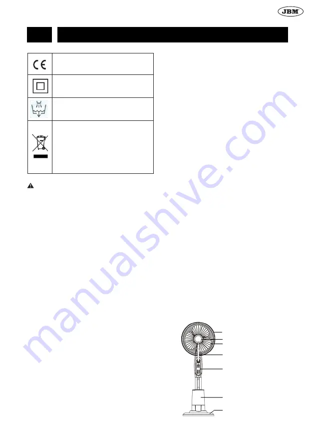 JBM 54125 Instruction Manual Download Page 29