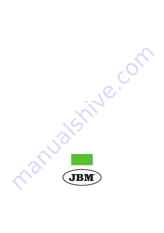 JBM 54125 Instruction Manual Download Page 36