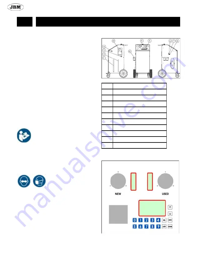 JBM 54290 Instruction Manual Download Page 16