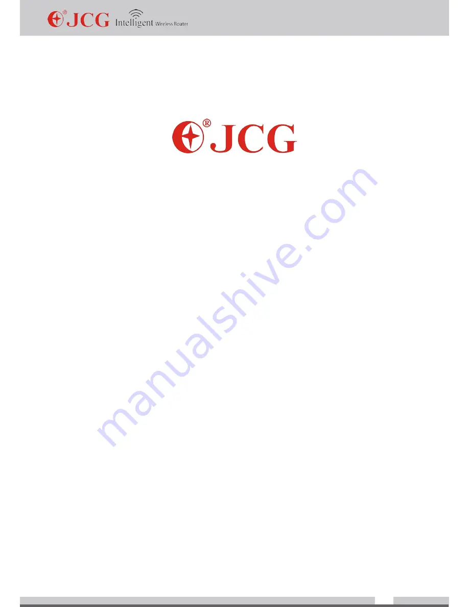 JCG 11AC Operation Instruction Manual Download Page 1