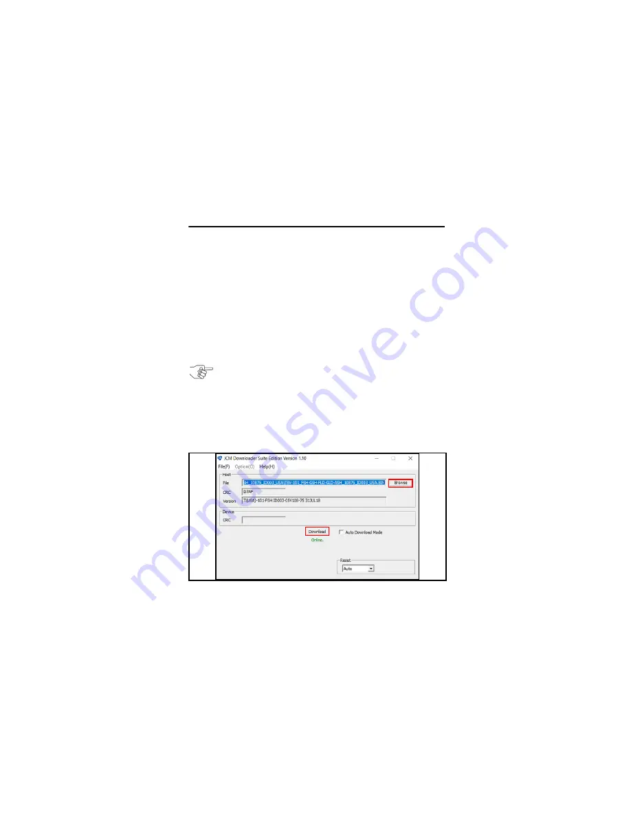 JCM GLOBAL TBV-100 FSH Quick Reference Manual Download Page 10