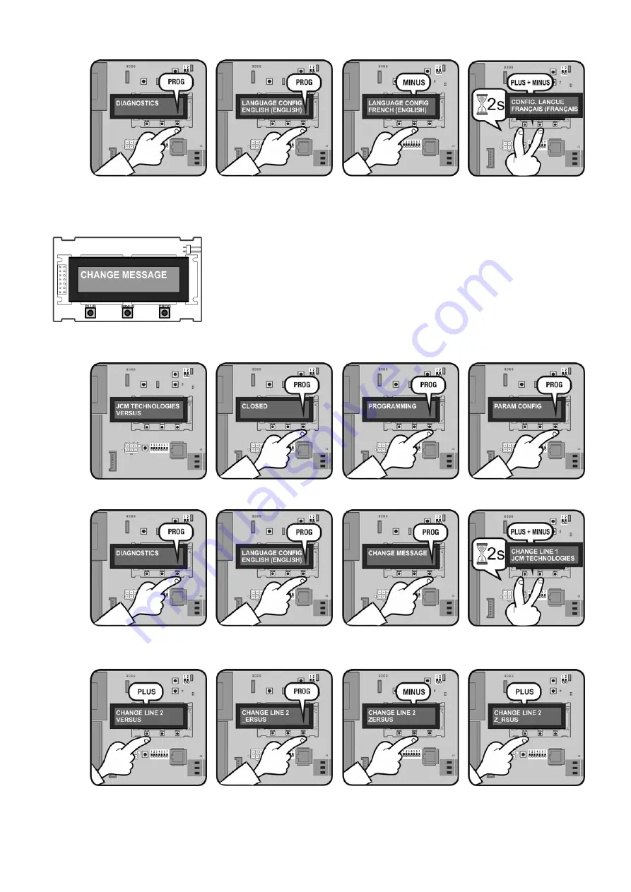 JCM GAMMA VERSUS Series Manual Download Page 96