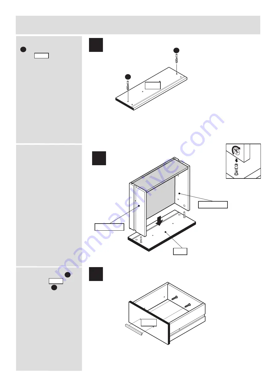 JD Williams Corner TV Unit Assembly Manual Download Page 10