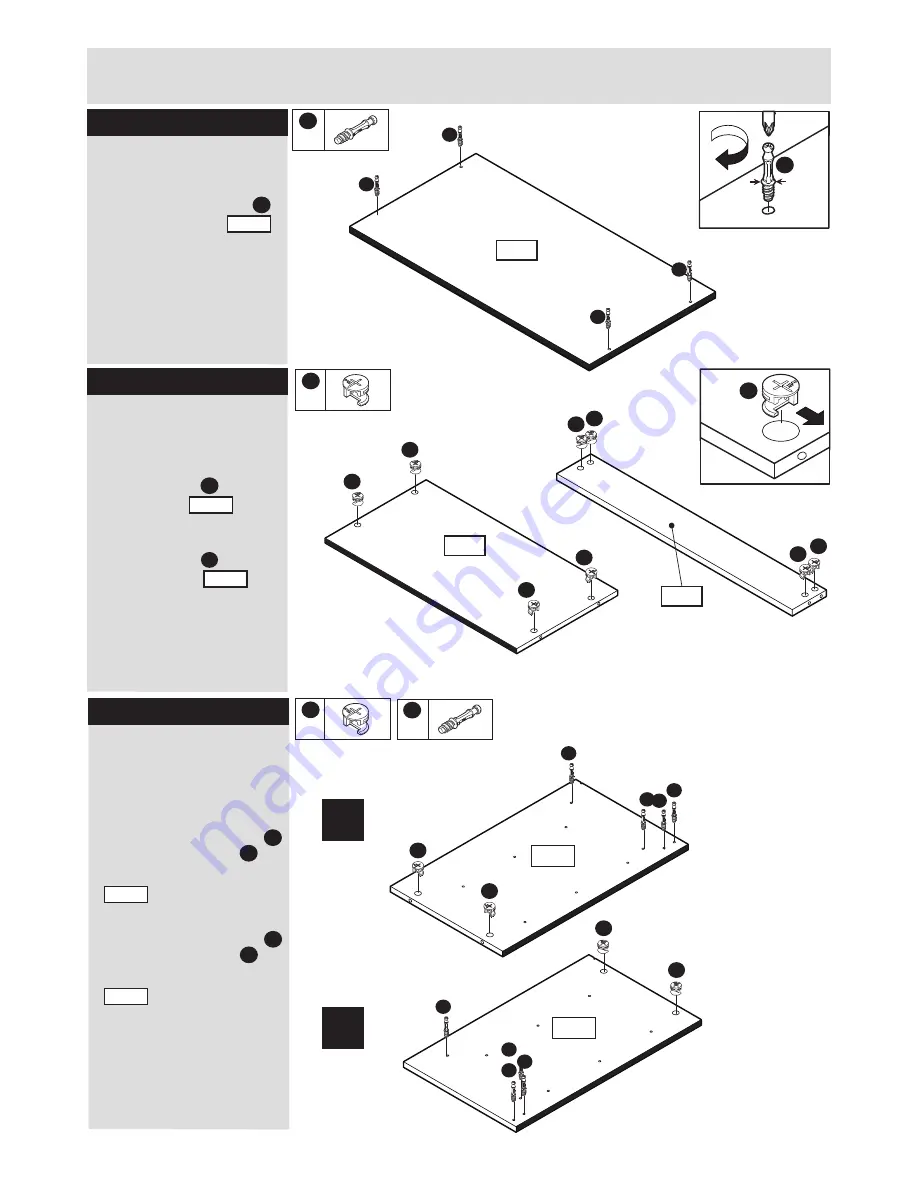 JD Williams OSLO 3 DRAWER Assembly Instructions Manual Download Page 6