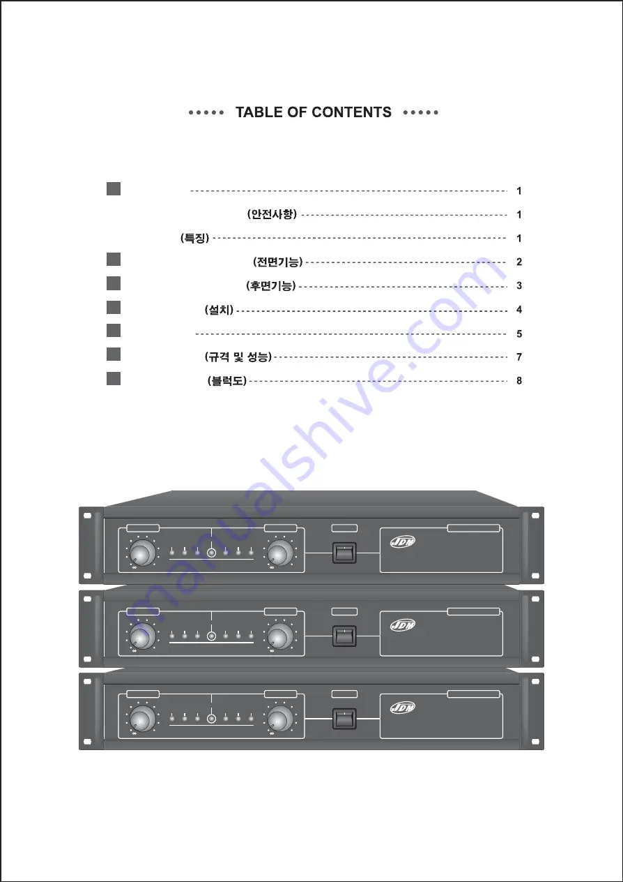 JDM MA-300A Operating Instructions Manual Download Page 2