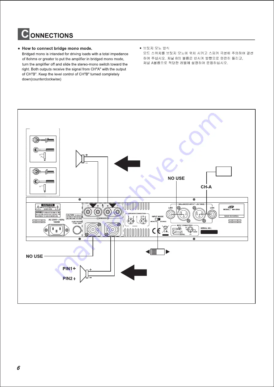 JDM MA-300A Operating Instructions Manual Download Page 8