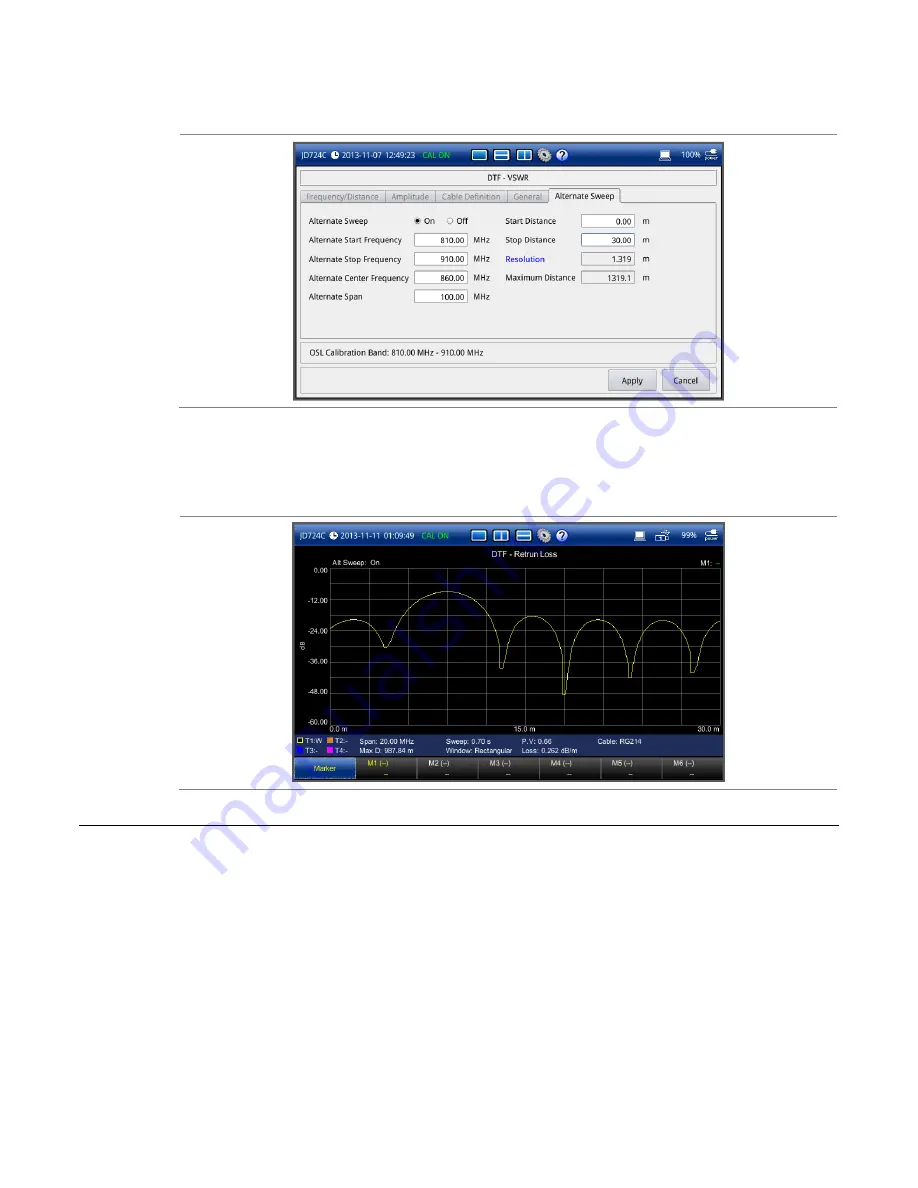 JDS Uniphase CellAdvisor JD720C Series Скачать руководство пользователя страница 129