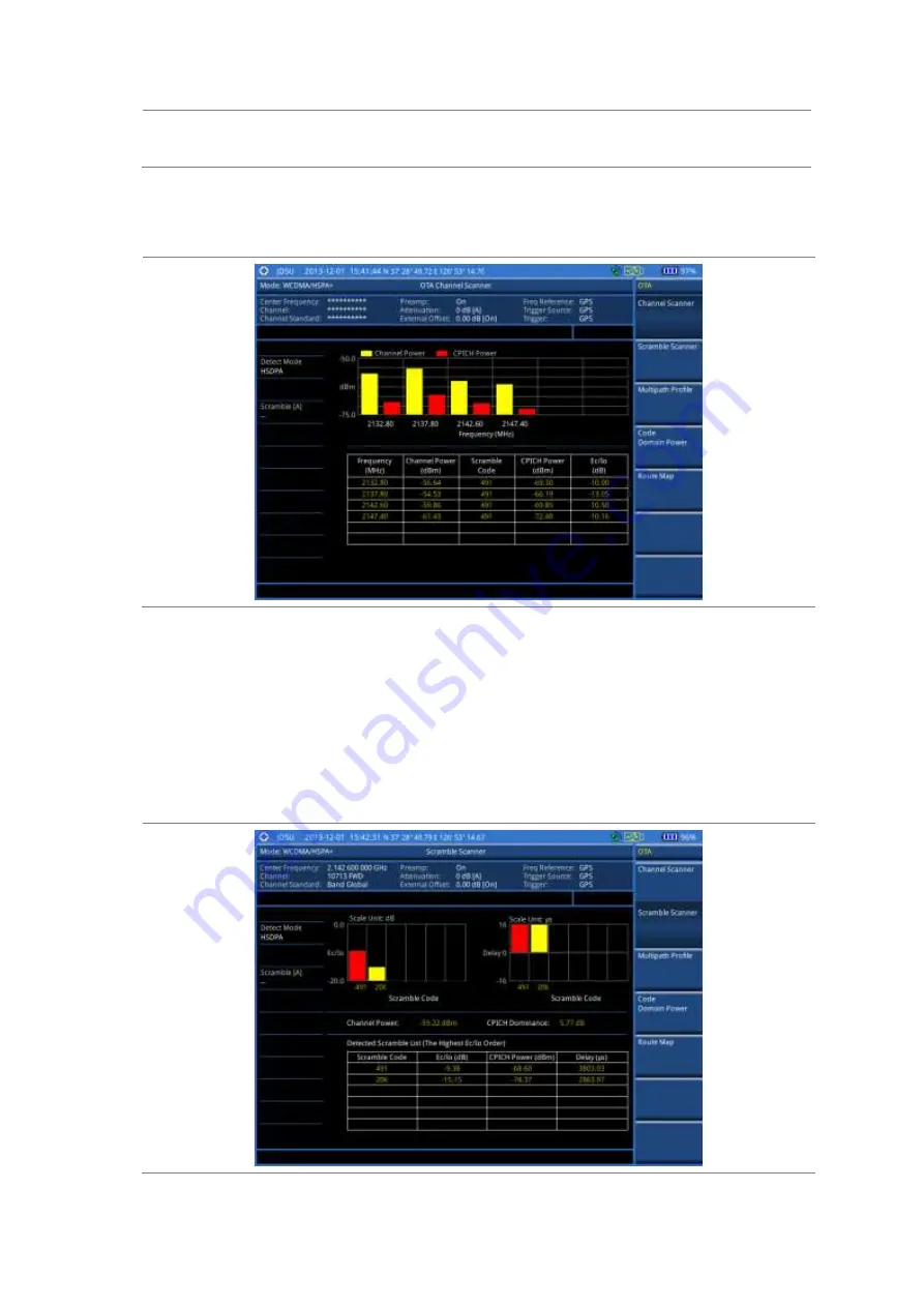 JDS Uniphase CellAdvisor JD780A Series User Manual Download Page 185