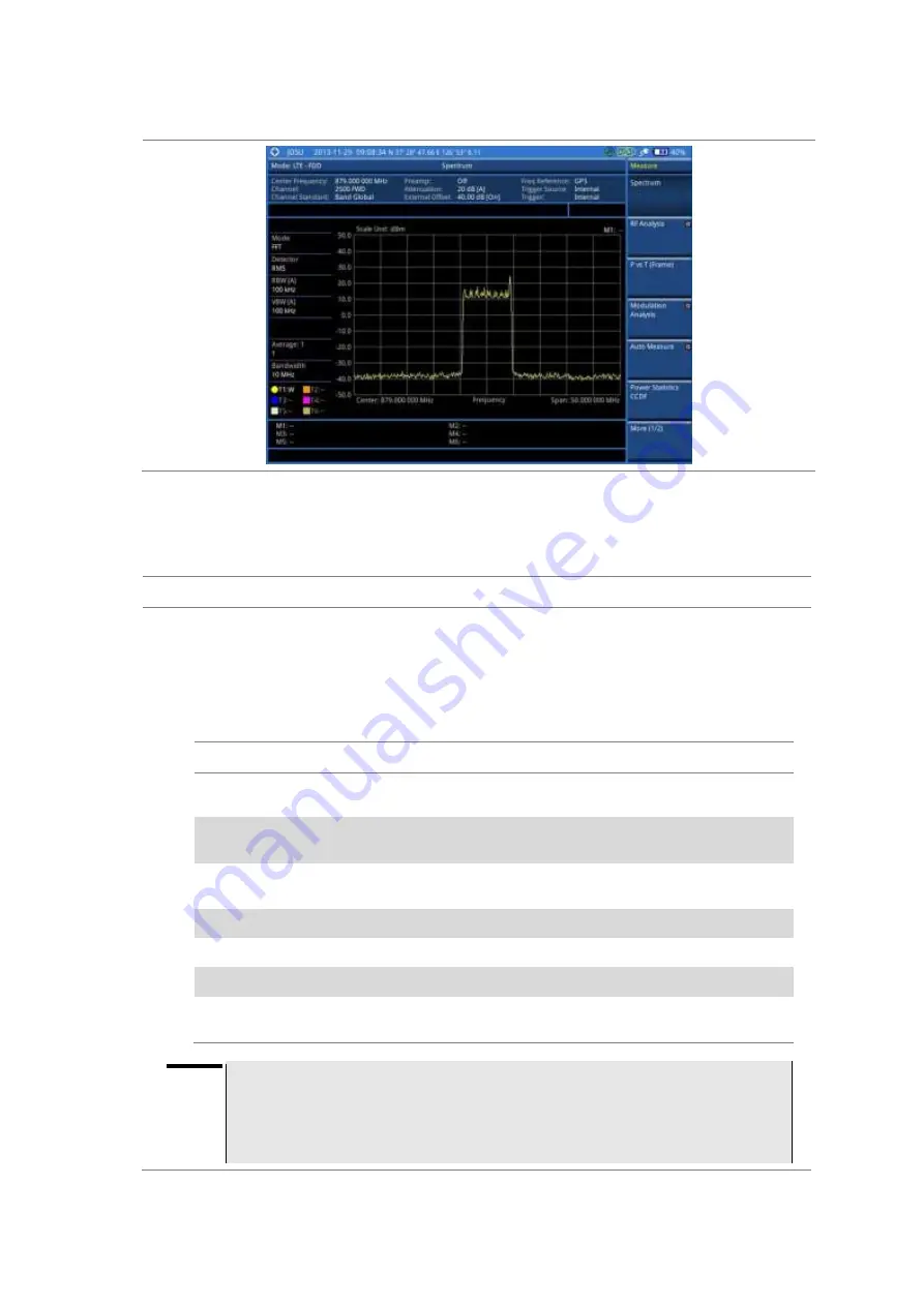 JDS Uniphase CellAdvisor JD780A Series User Manual Download Page 203