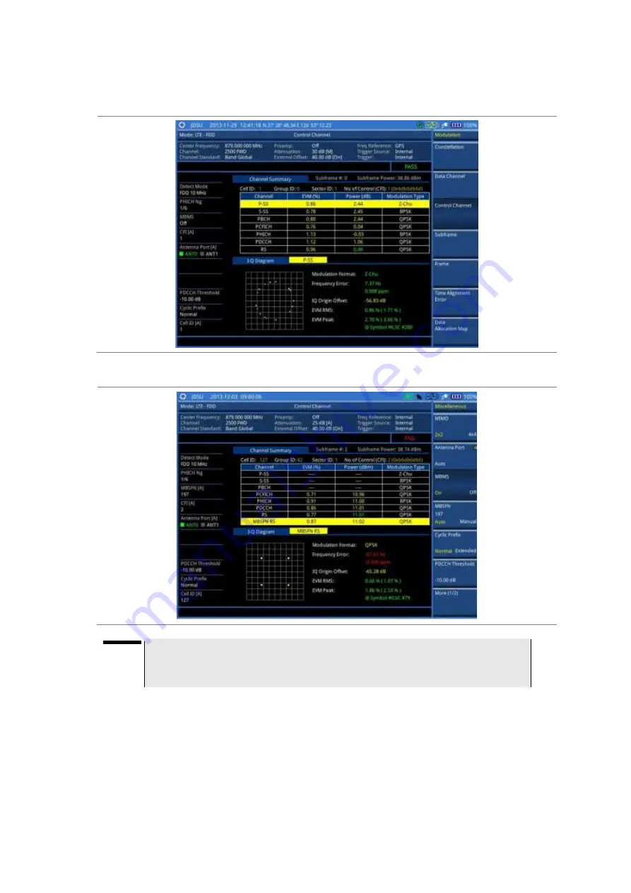 JDS Uniphase CellAdvisor JD780A Series Скачать руководство пользователя страница 220