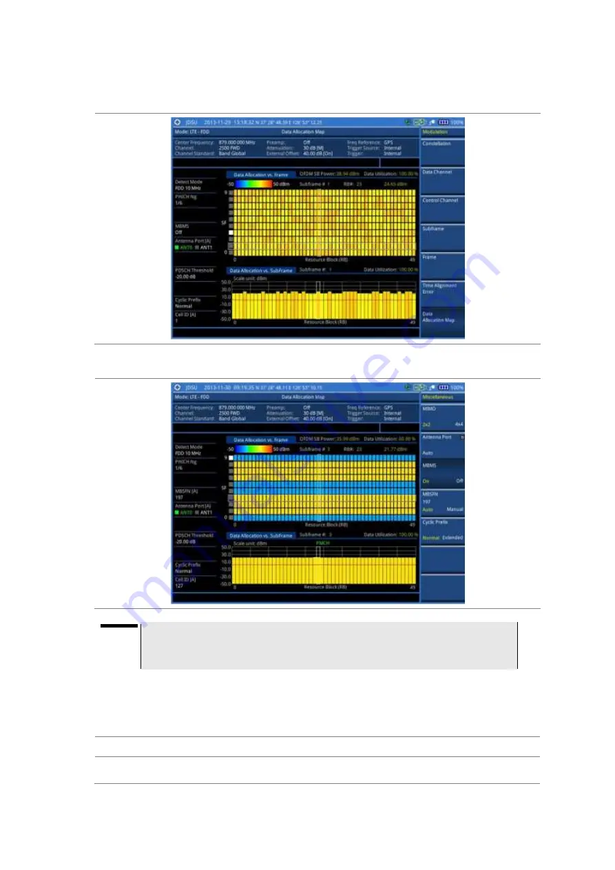 JDS Uniphase CellAdvisor JD780A Series User Manual Download Page 230