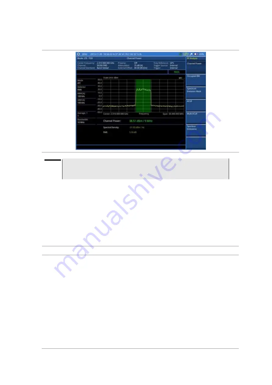 JDS Uniphase CellAdvisor JD780A Series User Manual Download Page 273